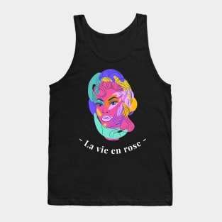 Women's Head with colorful detail Tank Top
